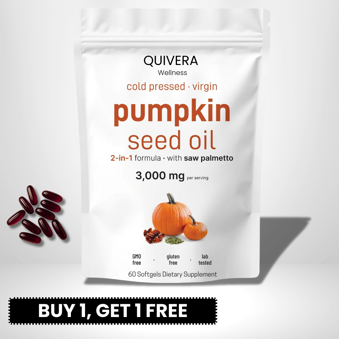 Quivera™ Pumpkin Seed Oil Softgels For Prostate & Urinary Health