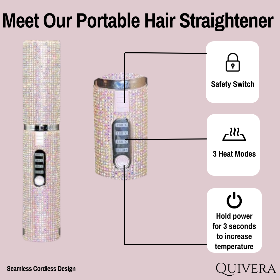 Quivera™️ Portable Hair Straightener Cordless