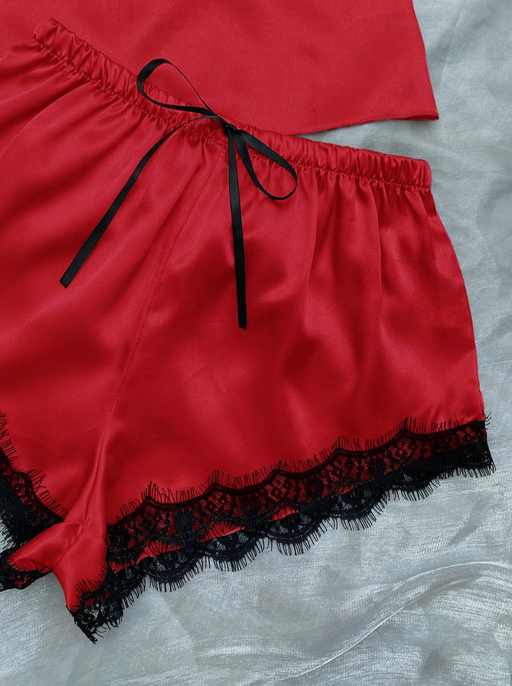 Serene Satin Lace Set