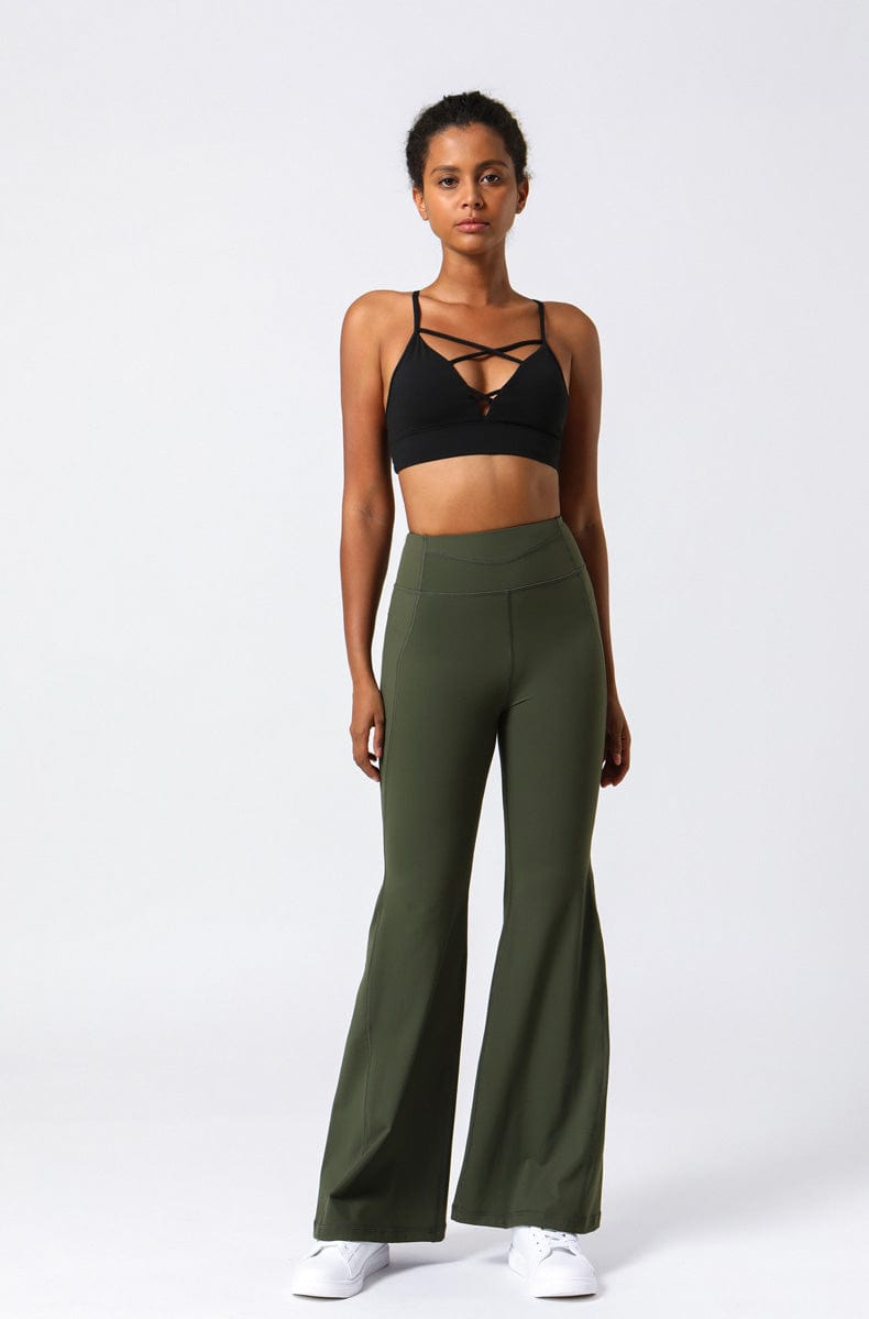 High Waist Flare Pants