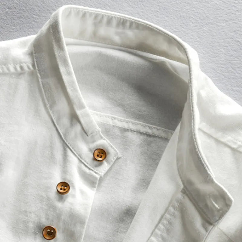 Japanese Style Long Sleeve Button Up