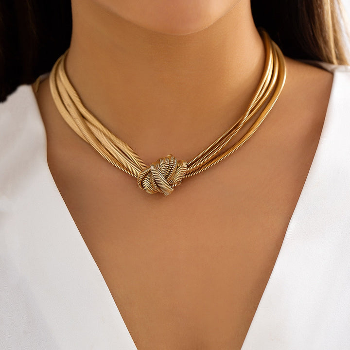 Seraphina Elaborate Knot Necklace