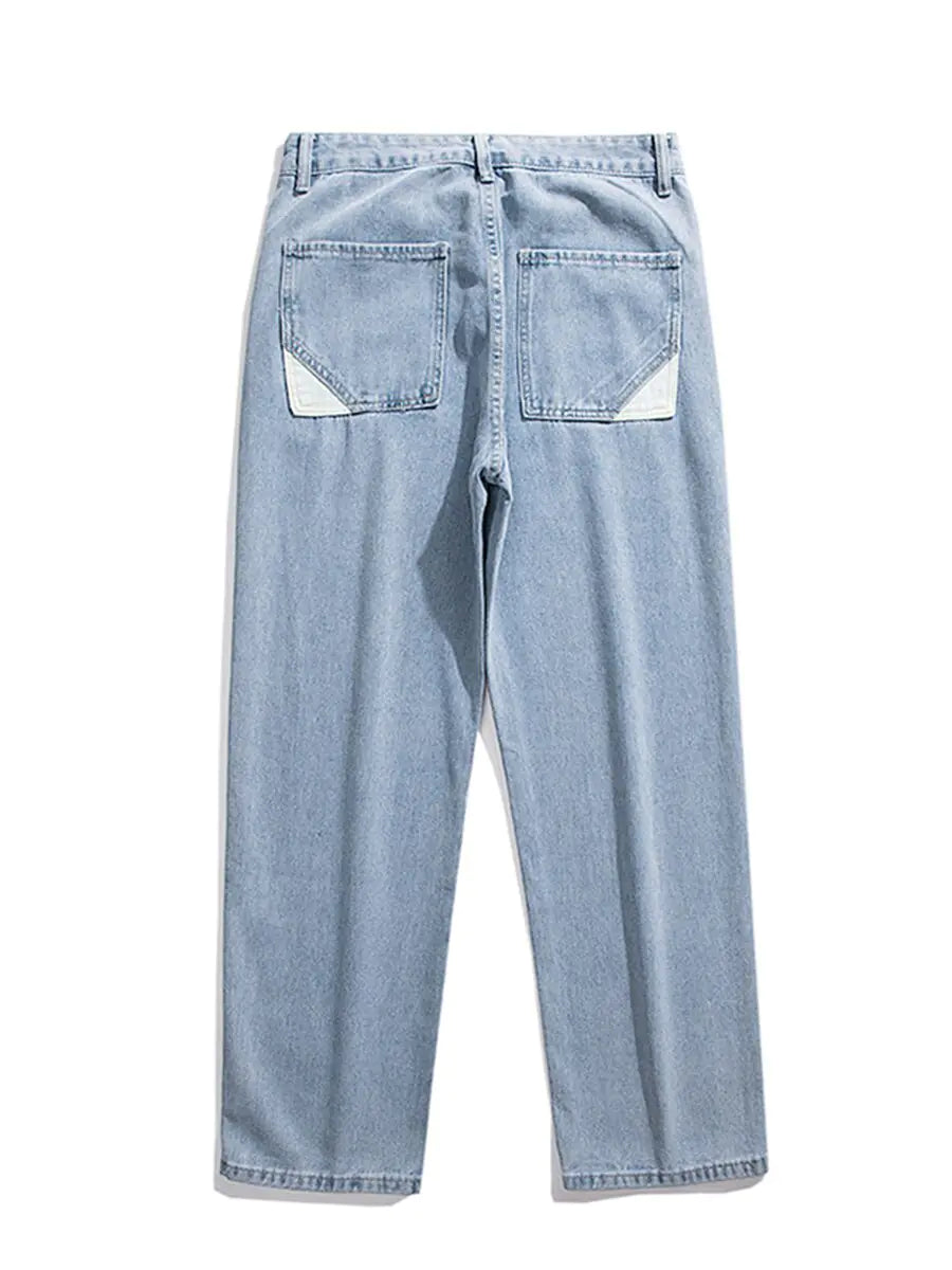 Loose Straight Wide Leg Jeans