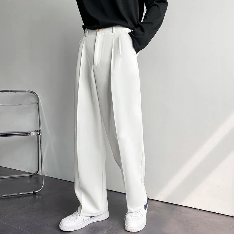 Wide Leg Suit Pants