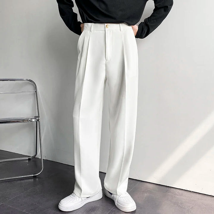 Wide Leg Suit Pants