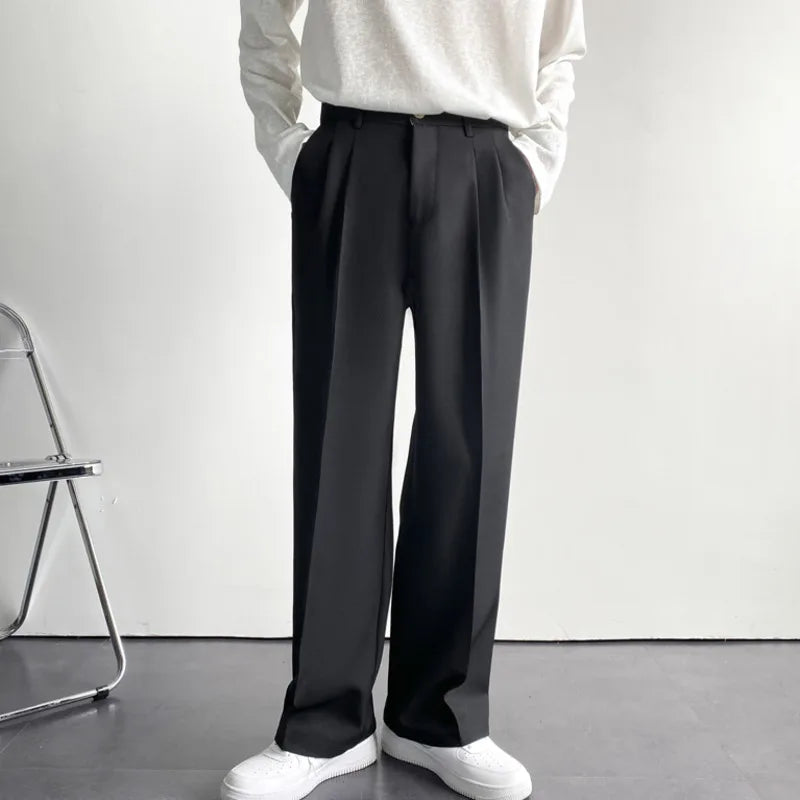 Wide Leg Suit Pants