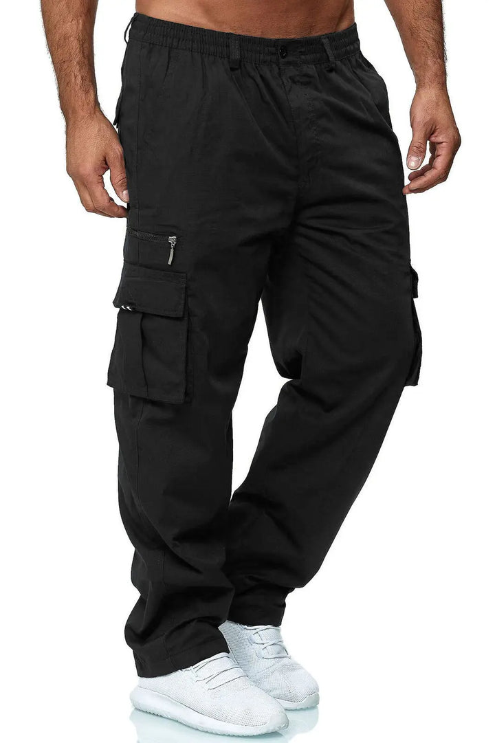 Multi-Pocket Casual Cargos